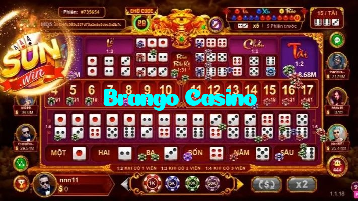 available types of Brango Casino bet including pre-match live express and system bets